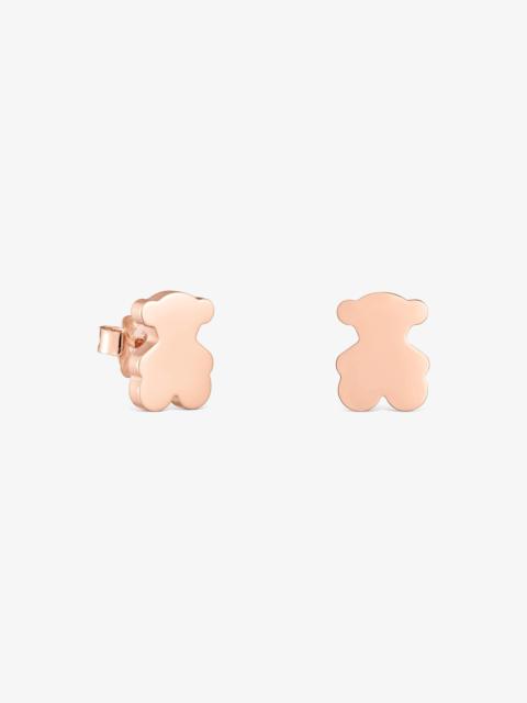 TOUS 12 mm bear Earrings with 18K rose-gold vermeil TOUS Sweet Dolls