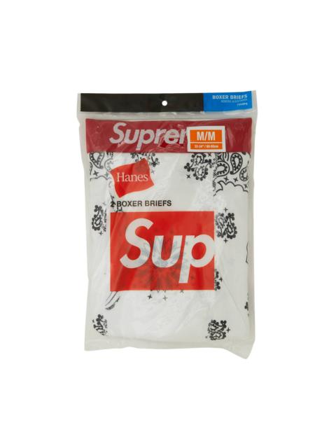 Supreme Supreme x Hanes Bandana Boxer Briefs (2 Pack) 'White'