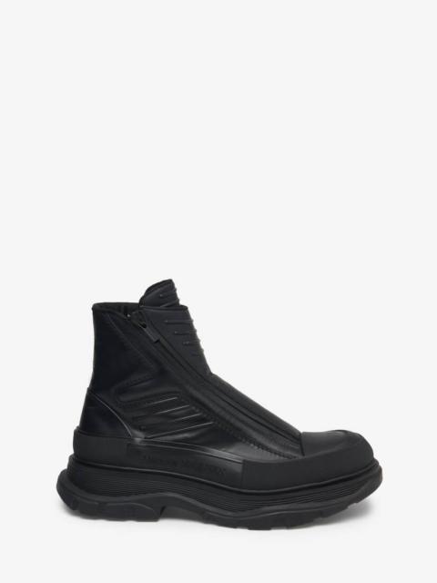Alexander McQueen Men's Tread Slick Moto Boot in Black
