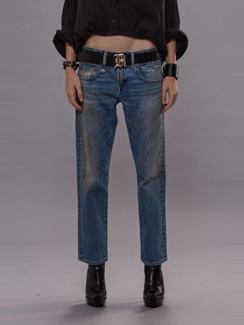 BOY STRAIGHT JEAN - PATTON BLUE STRETCH -R13