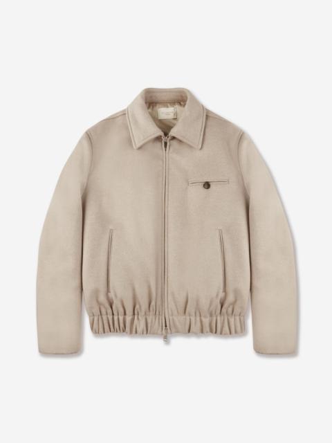 SLOWEAR Wool and cashmere Primo bomber jacket