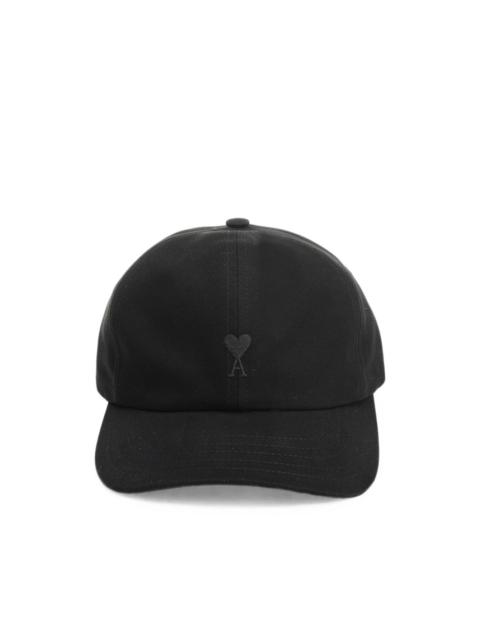 AMI Paris Ami de Coeur-embroidered baseball cap