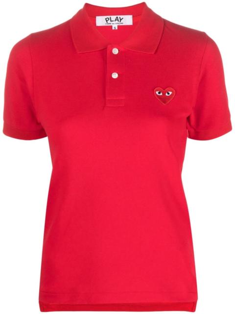 Comme des Garçons PLAY heart logo polo shirt