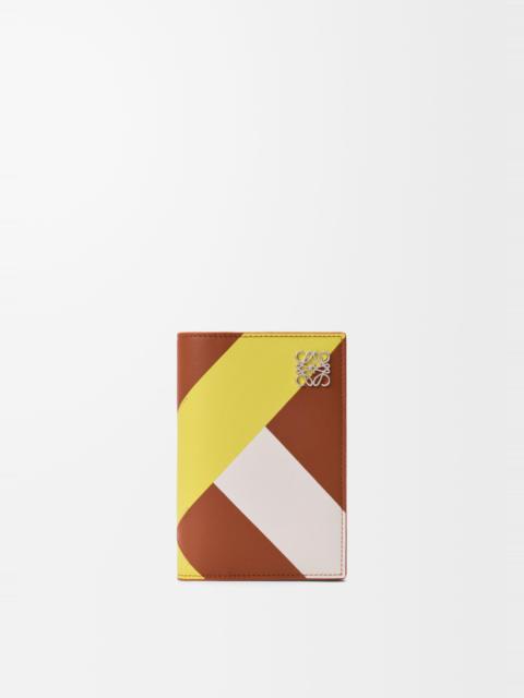 Loewe Anagram passport cover in calfskin