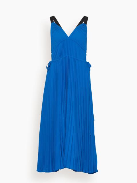Proenza Schouler Broomstick Pleated Tank Dress in Cerulean