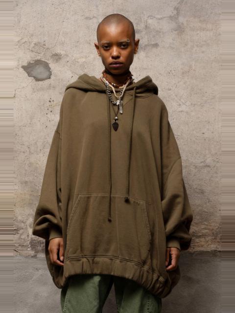 R13 JUMBO HOODIE - DARK OLIVE