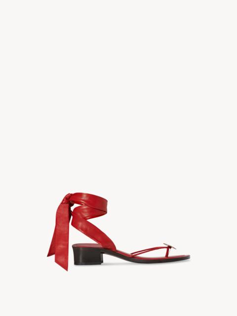 Cord Sandal in Leather