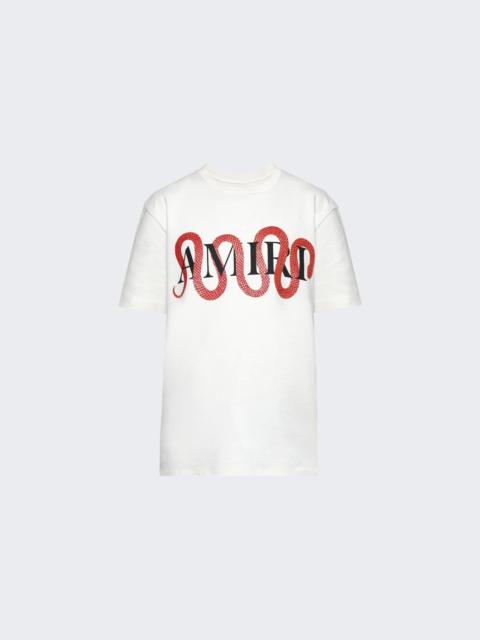 AMIRI Snake Tee Ivory