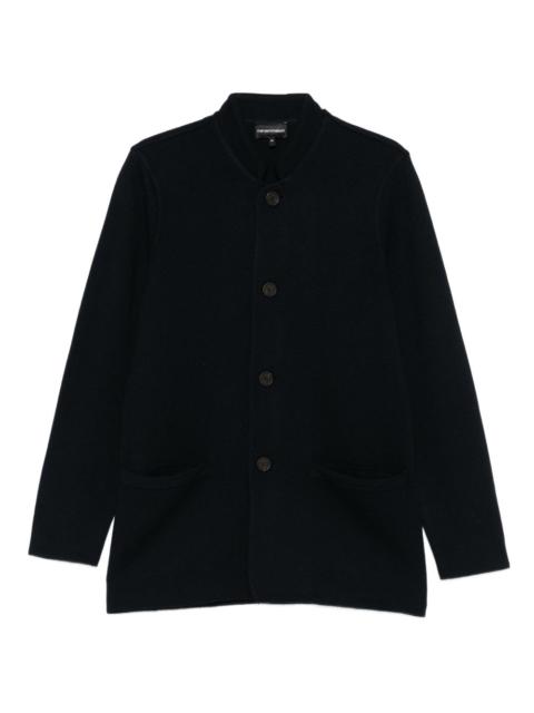EMPORIO ARMANI wool shirt jacket