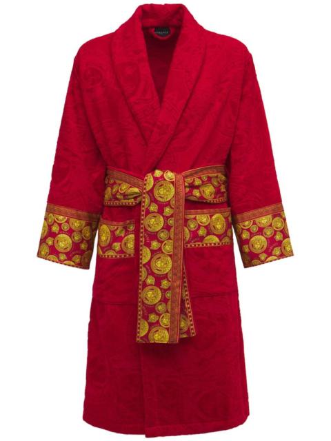 VERSACE Jaq Medusa cotton bathrobe