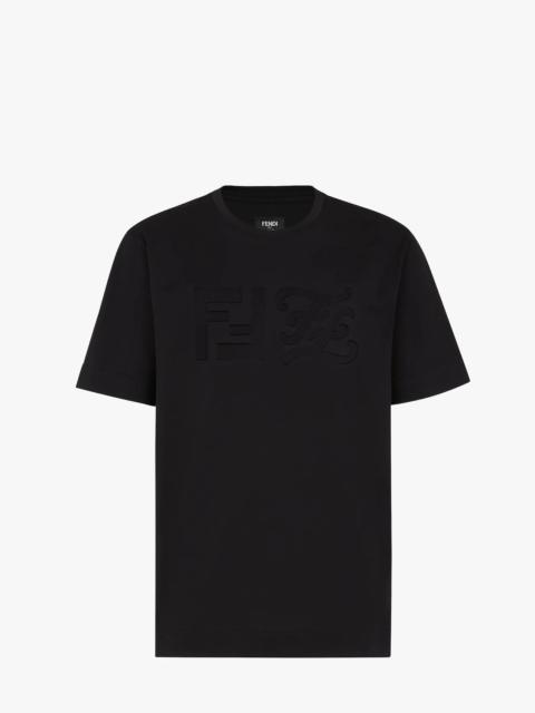 FENDI Black cotton T-shirt
