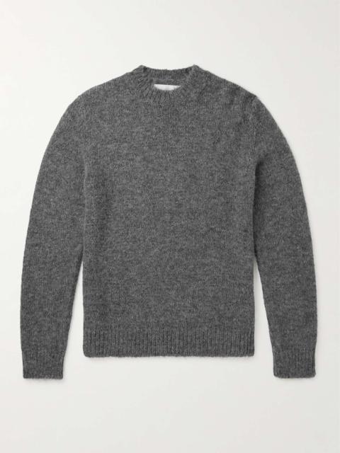 Jil Sander Stretch Alpaca and Wool-Blend Sweater | REVERSIBLE