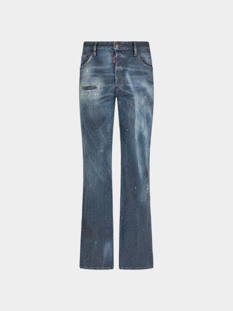 DSQUARED2 HOLLYWOOD WASH STRETCH DENIM