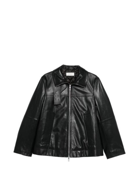 Sportmax leather jacket