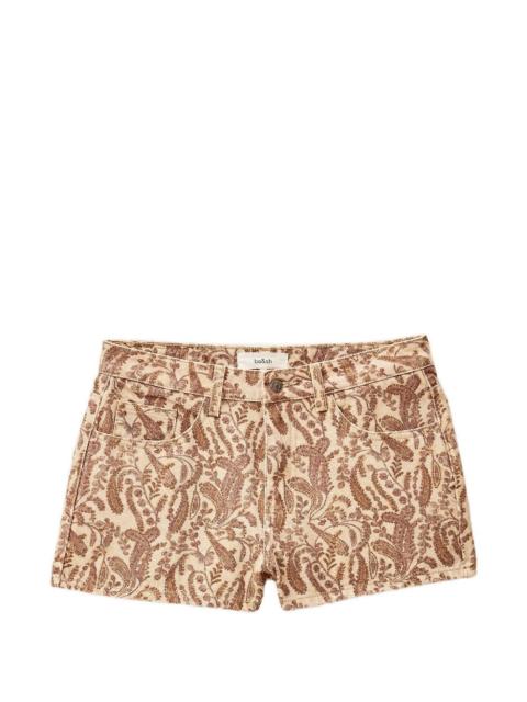 ba&sh paisley shorts