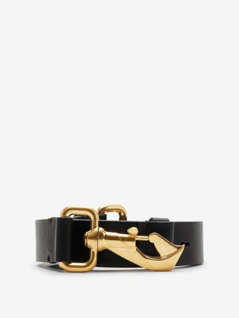 Burberry Leather Equestrian Belt