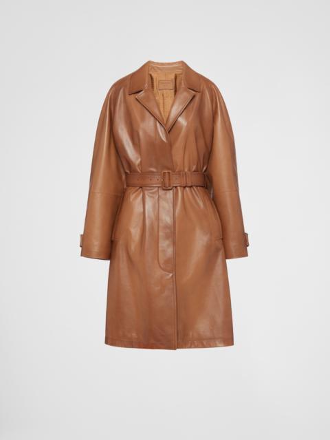 Prada Nappa leather coat