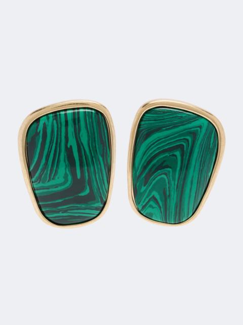 Acne Studios Embellished clip-on earrings