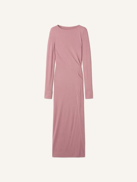 Lanvin LONG DRAPED DRESS IN CREPE JERSEY