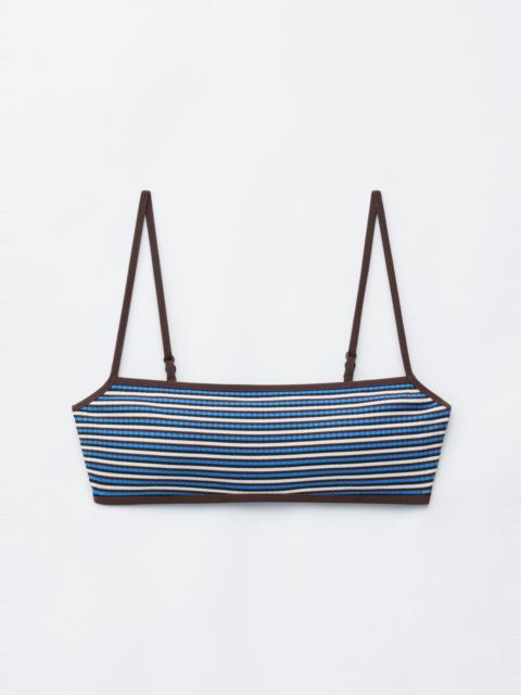 & Other Stories Ribbed Bandeau Bikini Top