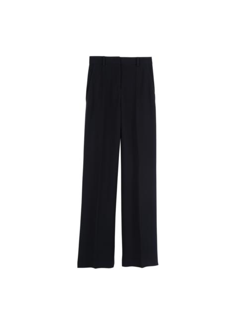 Longchamp Trousers Black - Crepe