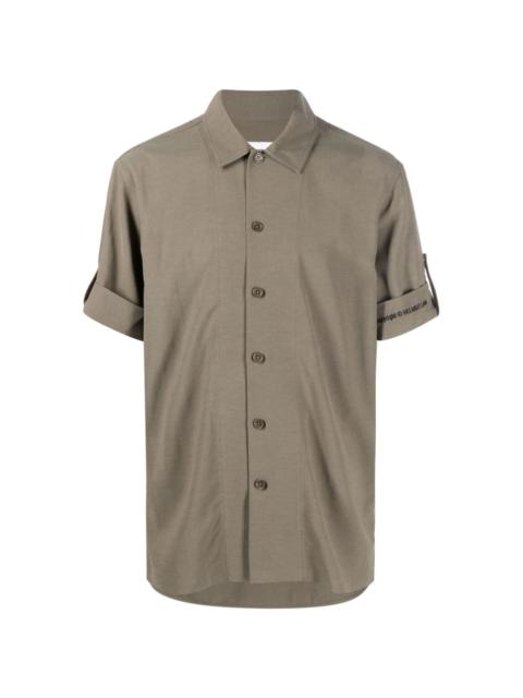 short-sleeve button-up shirt