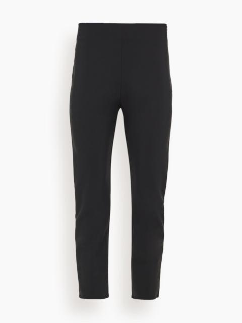 RÓHE Cigarette Leg Scuba Trousers in Black