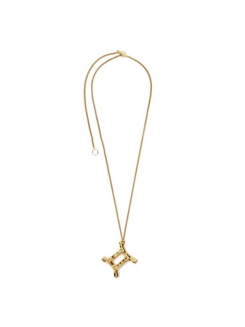 Jil Sander zodiac-sign pendant necklace