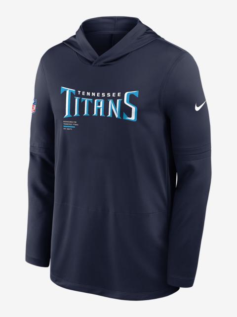 Tennessee Titans Pure Fury Sideline Men's Nike Dri-FIT NFL Long-Sleeve Hooded Top