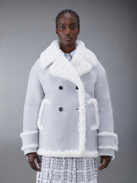 Thom Browne Shearling Pea Coat