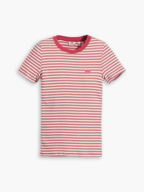 Levi's STRIPED SHORT SLEEVE RIB BABY T-SHIRT