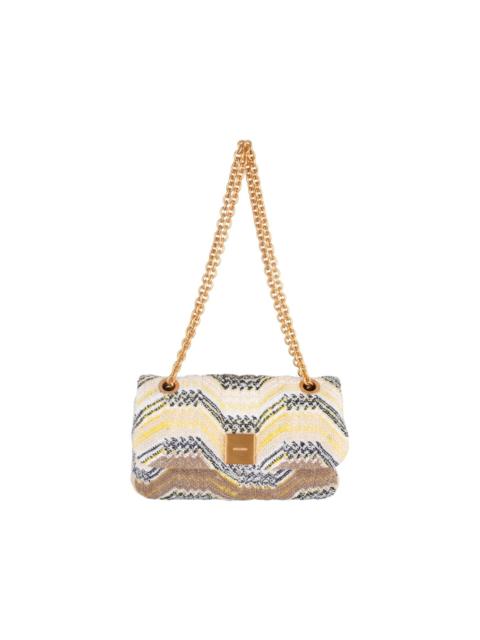 Missoni Caperdoni zig-zag sequin-embellished clutch bag
