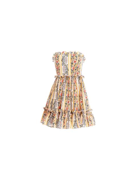 Agua by Agua Bendita Rosa Lluvia Floral Mini Dress