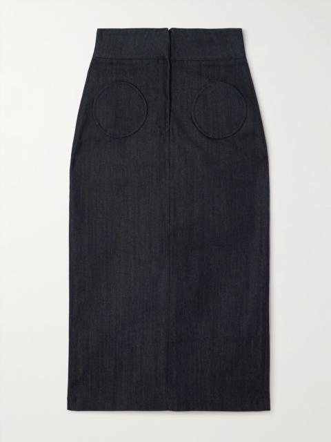 DESTREE Takashi Denim Midi Skirt