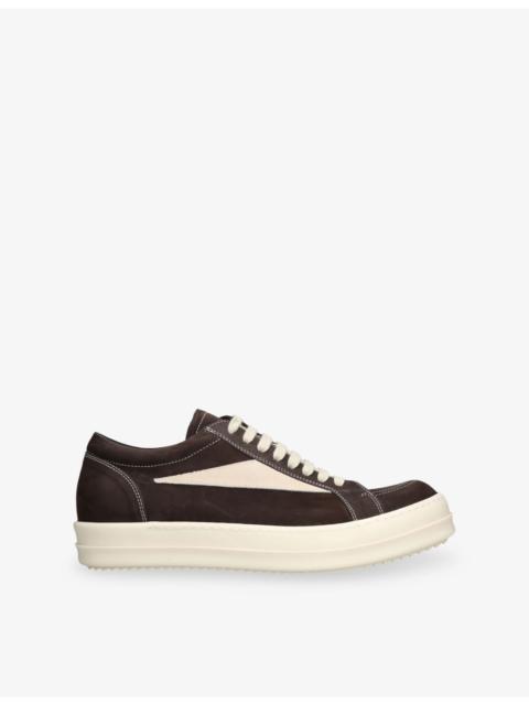 Rick Owens Vintage Nubuck-Leather Trainers