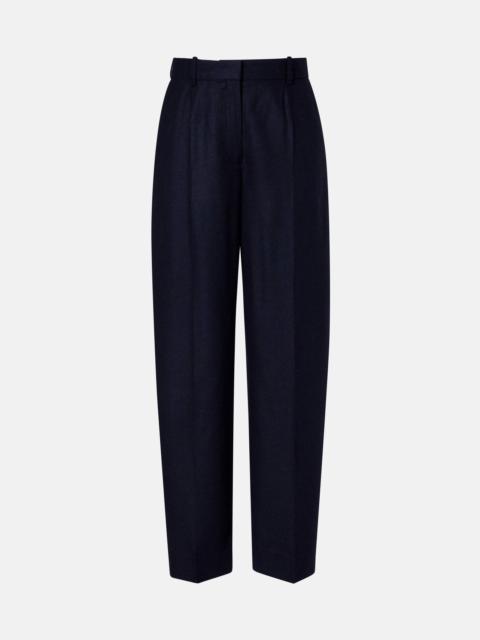 TOTEME Flannel wide-leg pants