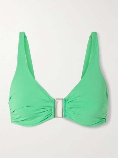 MELISSA ODABASH Bel Air Embellished Underwired Bikini Top