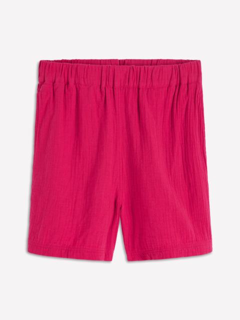 BODEN Pull-on Double Cloth Shorts-Pomegranate