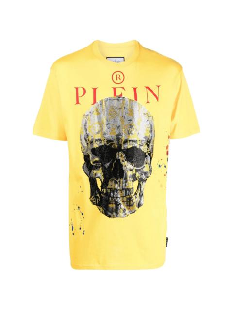 skull-print short-sleeve T-shirt