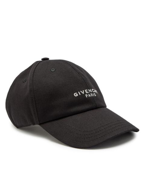 Givenchy Givenchy Logo-embroidered Cnavas cap