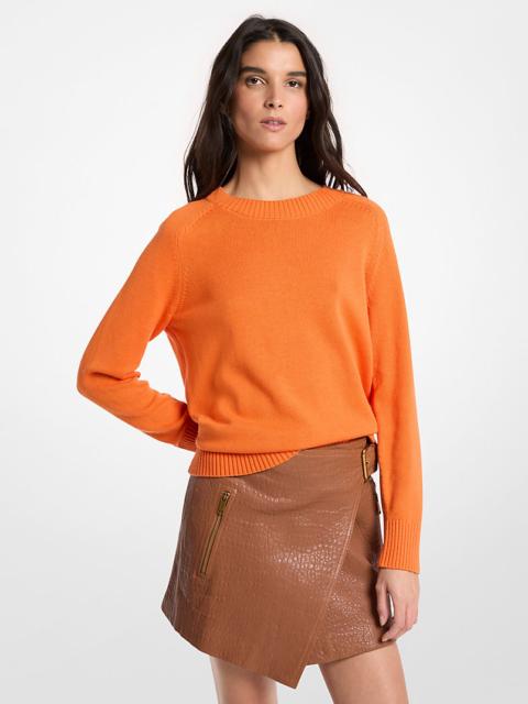 MICHAEL KORS Wool and Cotton Sweater