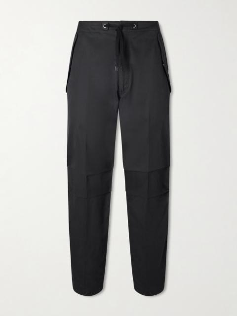 TOM FORD Straight-Leg Cotton-Twill Drawstring Trousers