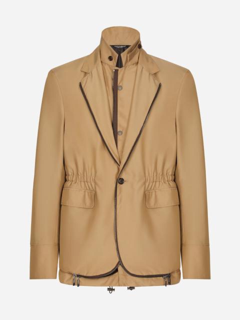 Dolce & Gabbana Deconstructed nylon jacket