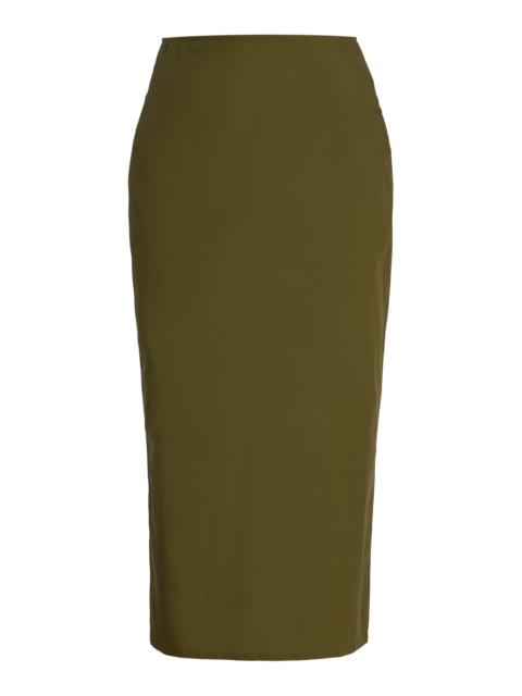 MARLIES GRACE Exclusive Ocean Cotton Skirt green