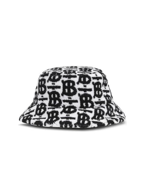 monogram-print bucket hat