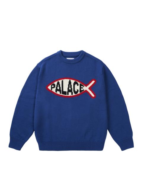 PALACE PLAICE KNIT BLUE