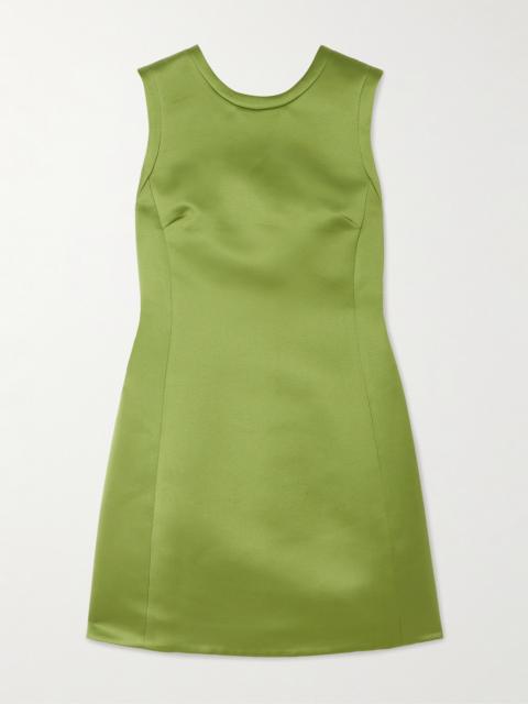 EMILIA WICKSTEAD Emmy Duchesse-satin Mini Dress