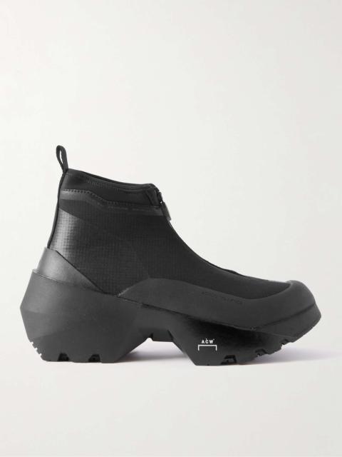 Converse + A-COLD-WALL* Geo Forma Rubber-Trimmed Stretch-Ripstop High-Top Sneakers