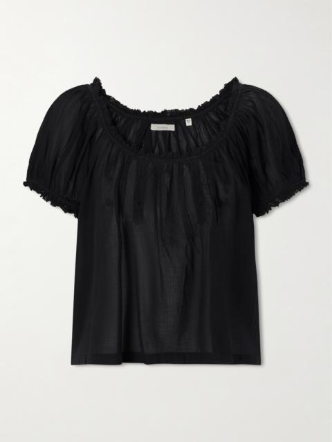 DÔEN Frederica Organic Cotton-voile Blouse