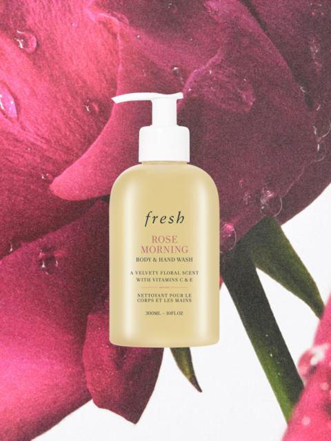 fresh rose morning body & hand wash